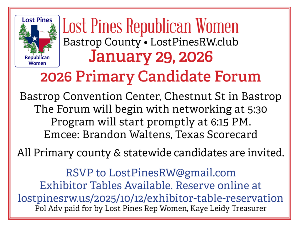 Candidate forum invitation